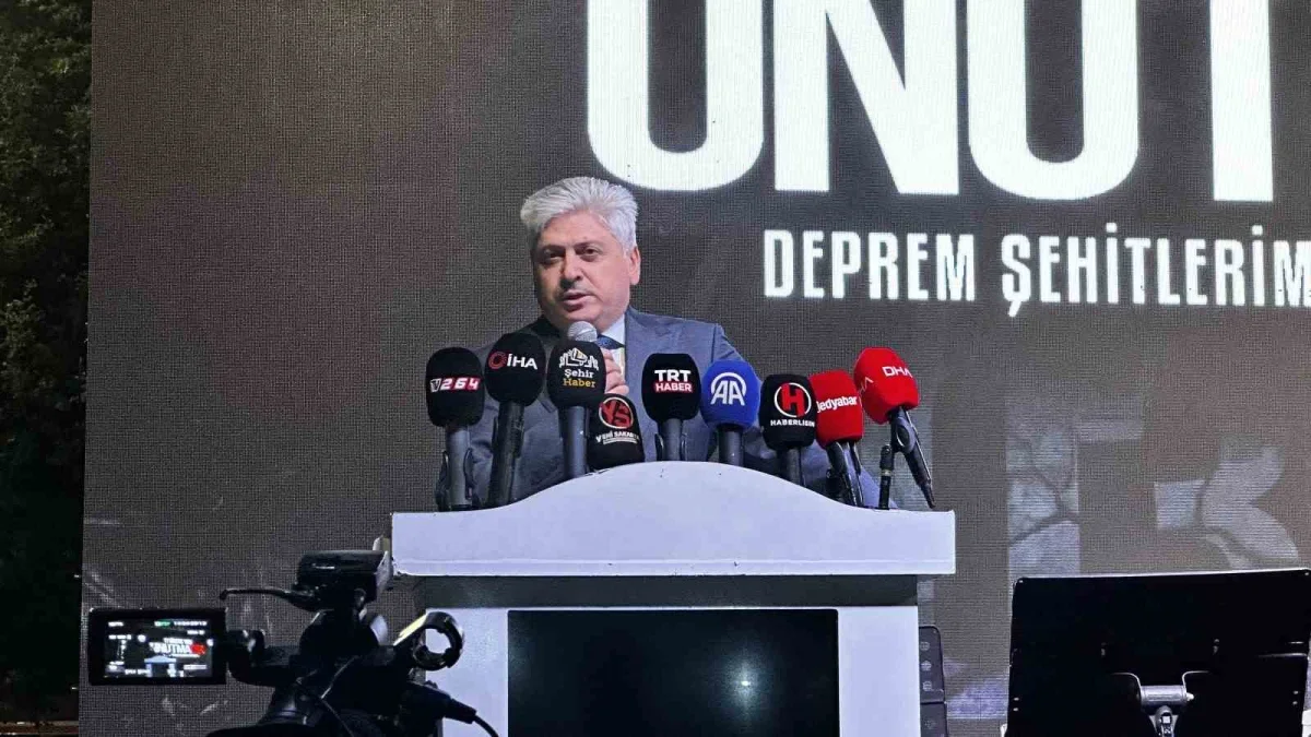 17 Ağustos 1999 Marmara Depremi Sakarya'da anıldı