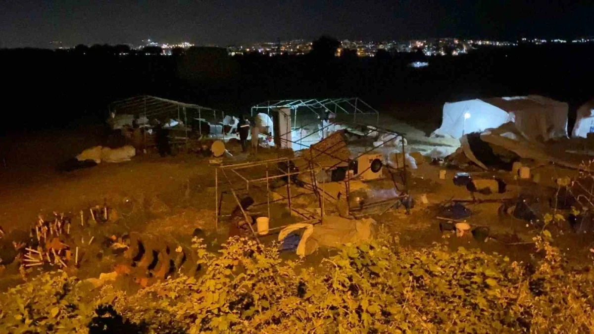 Bursa İnegöl'de çadır kentte kavga: 6 kişi yaralandı