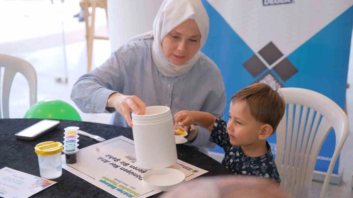 İnegöl Belediyesi'nden atıktan saksıya çevre etkinliği