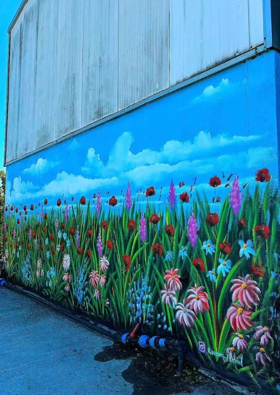 Kocaeli'nin Bob Ross'u İsmail Bayram sokakları renklendiriyor