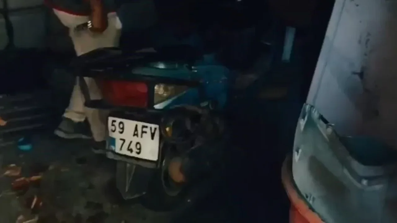 Tekirdağ'da aküsü biten motosiklet çalındı, JASAT buldu
