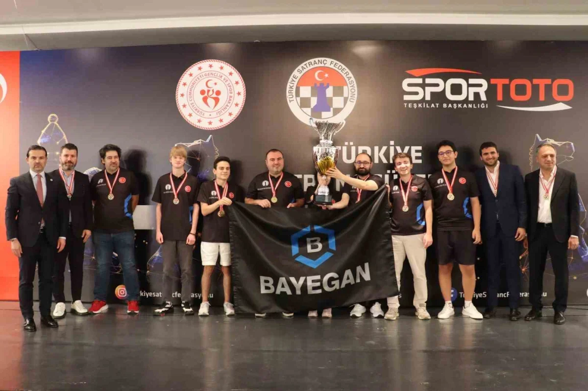 Bayegan Pendik Satranç Kulübü Süper Lig'de üst üste 3. kez şampiyon