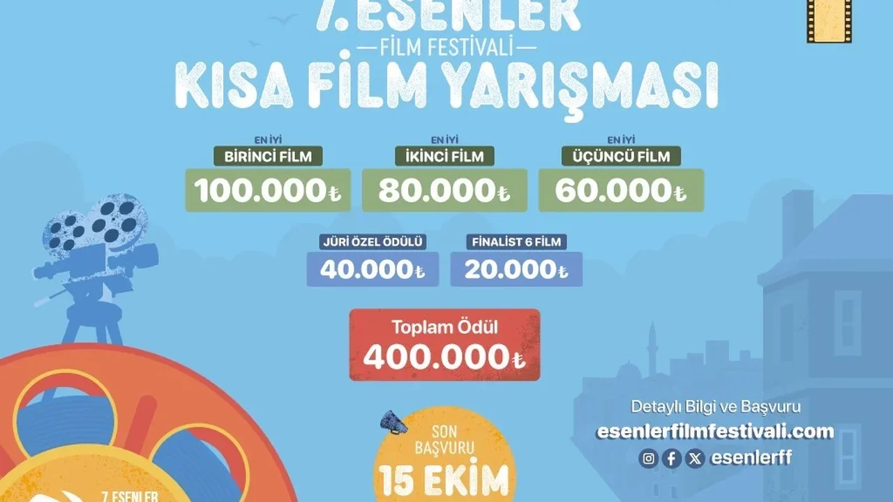 Esenler Film Festivali kısa film yarışması başvuruları başladı