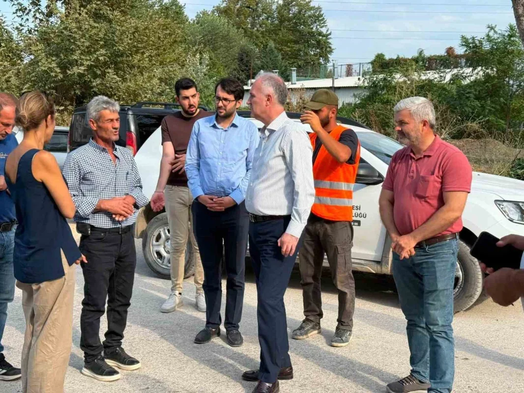 İnegöl'de BUSKİ altyapı çalışmaları hızla sürüyor