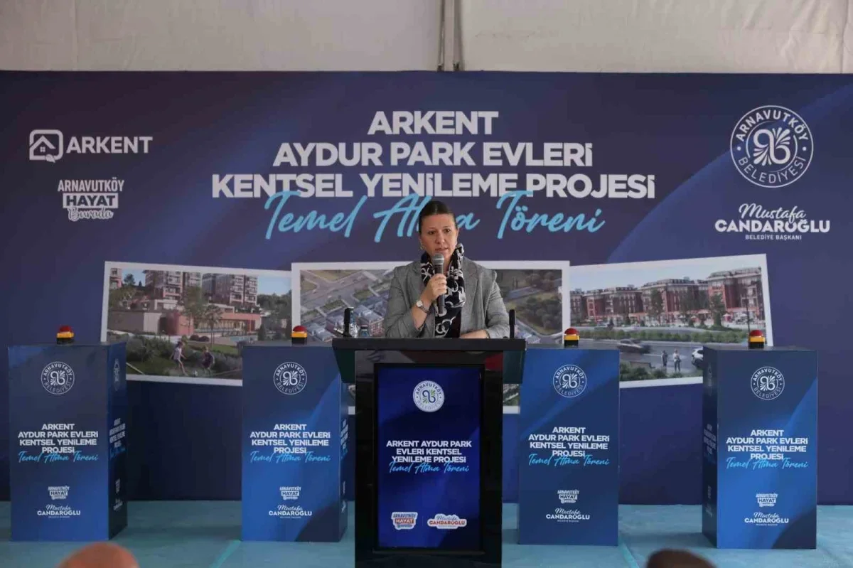Arnavutköy'de 17 Ağustos'ta Arkent Aydur Park Evleri temeli atıldı