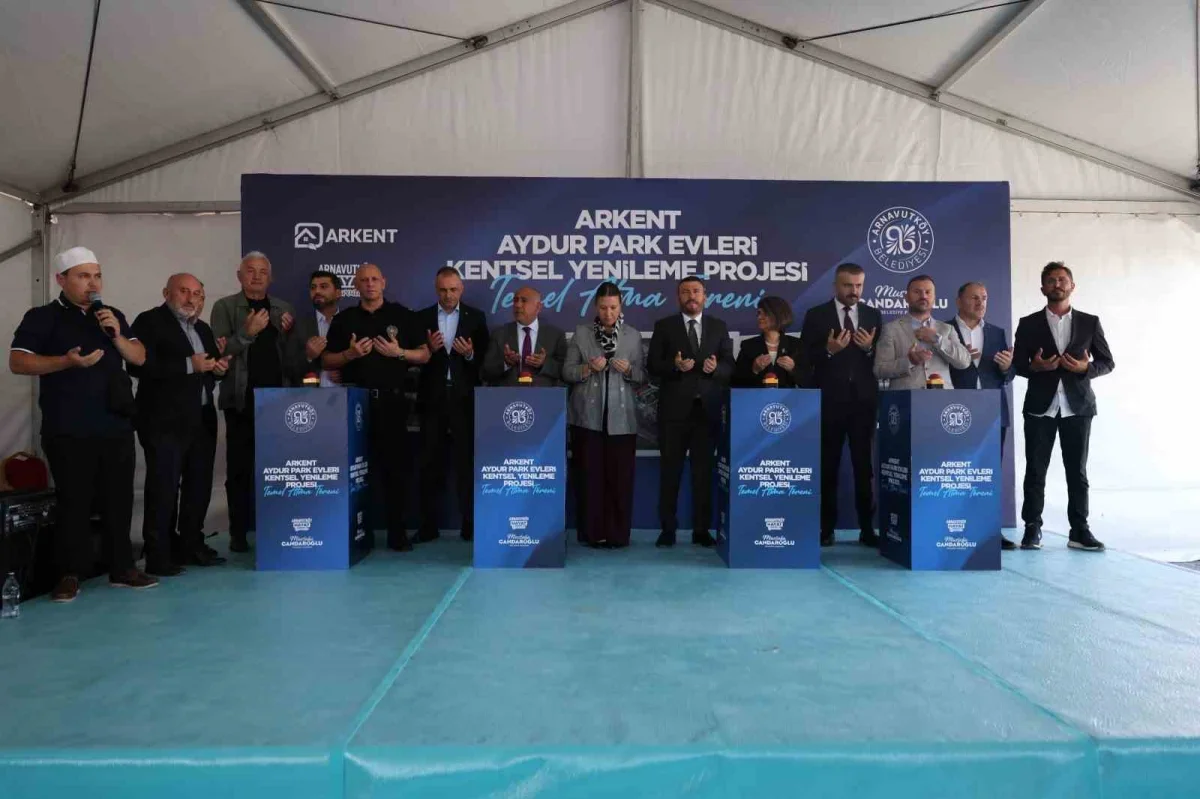 Arnavutköy'de 17 Ağustos'ta Arkent Aydur Park Evleri temeli atıldı