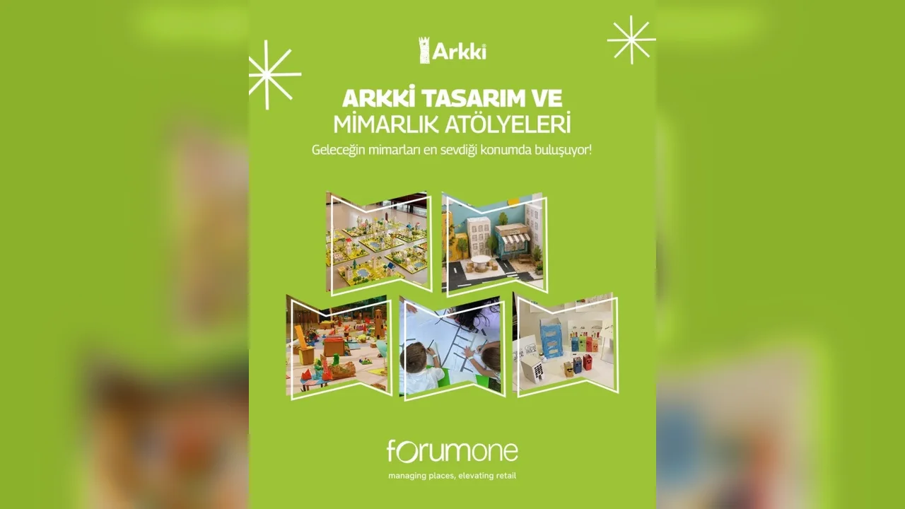 ForumOne ve Arkki'den çocuklara ücretsiz mimarlık atölyeleri