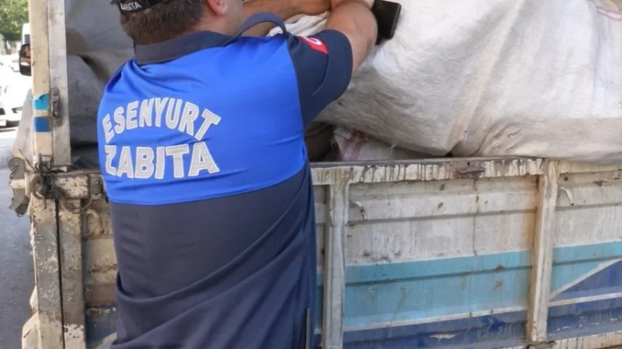 Esenyurt'ta kaçak döküme 105 bin lira ceza kesildi