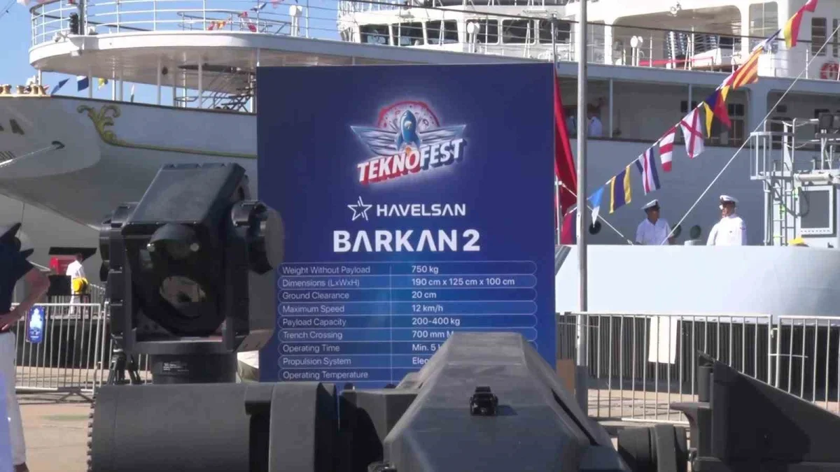 BARKAN 2 TEKNOFEST Mavi Vatan'da sergilendi