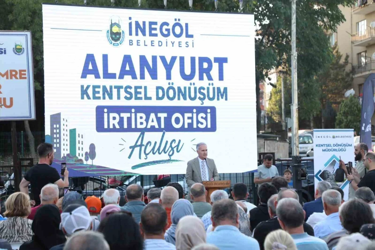 İnegöl Alanyurt Kentsel Dönüşüm Projesi sitelerde anlatılıyor