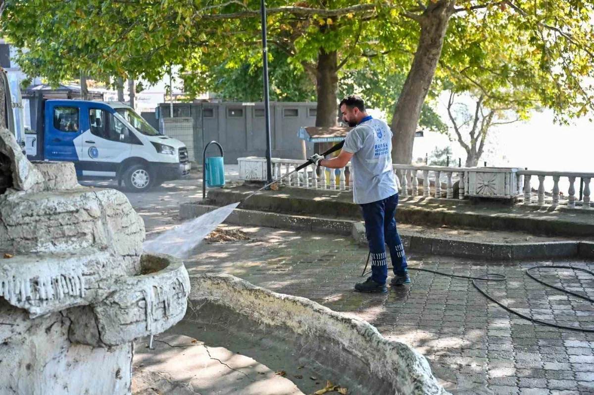 Bursa Büyükşehir'den Gölyazı'da kapsamlı bakım çalışması