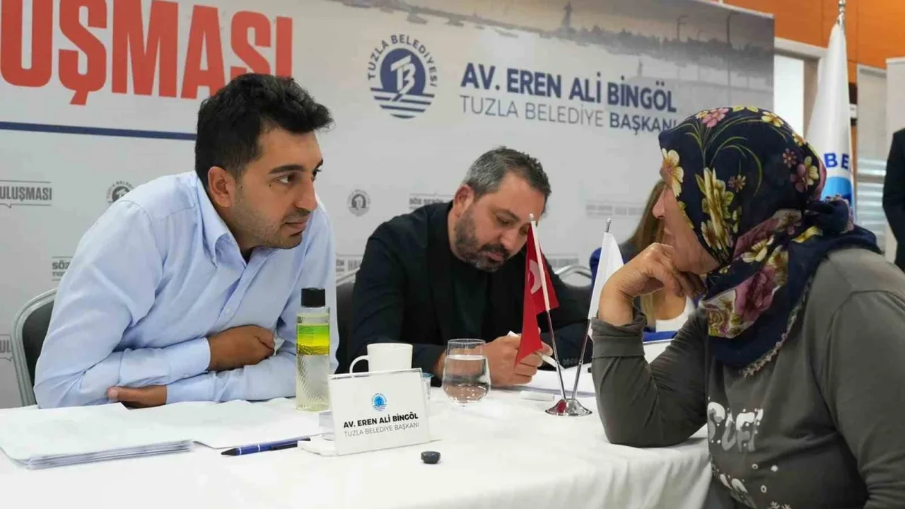 Başkan Bingöl, Tuzla Belediyesi'nde vatandaşları dinledi