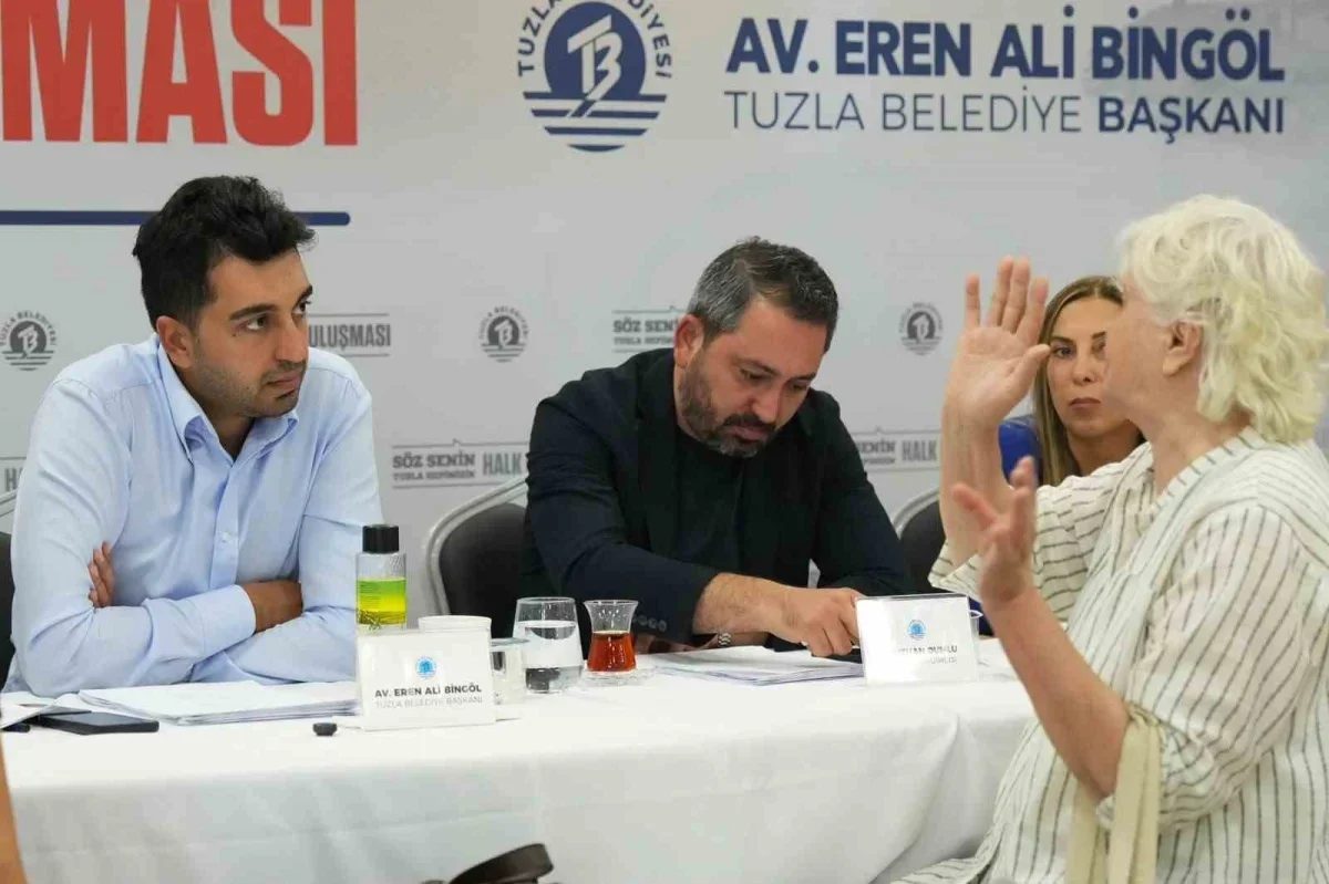 Başkan Bingöl, Tuzla Belediyesi'nde vatandaşları dinledi