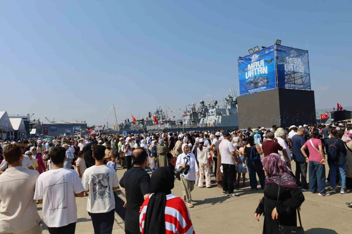 TEKNOFEST Mavi Vatan'da Gölcük Tersanesi'ne yoğun ilgi