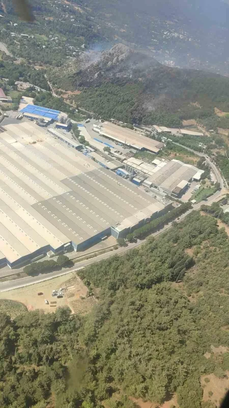 Uludağ eteklerindeki 3 noktalı orman yangını kontrol altına alındı