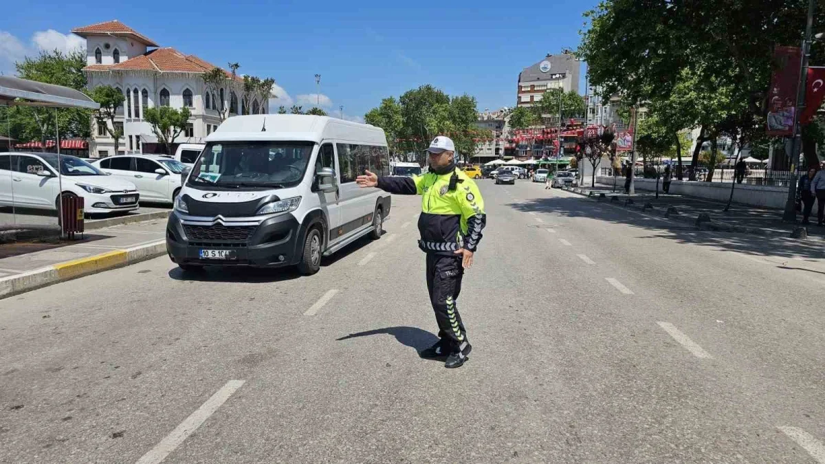 Bandırma'da trafik denetimleri arttı, 71 bin araç kontrol edildi