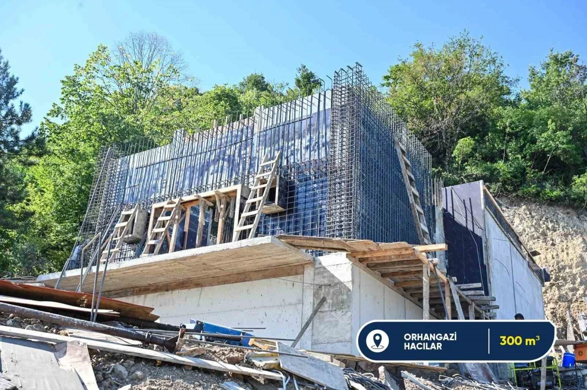 Bursa Büyükşehir'den İznik ve Orhangazi'ye yeni su deposu