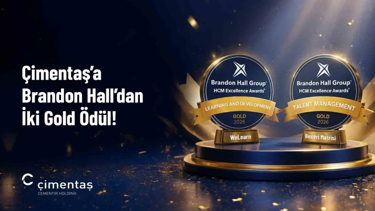 Çimentaş, Brandon Hall'dan WeLearn ve Beceri Matrisi'ne 2 ödül aldı