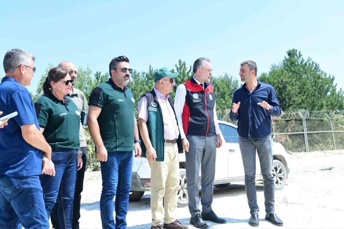 Kestel'de 4 bin 200 dekar araziyi sulayacak gölette sona yaklaşıldı
