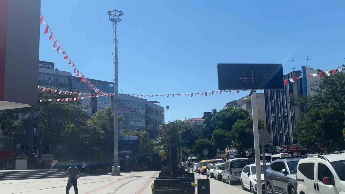 Edremit Körfezi'nde sıcaklık 40 dereceyi aştı
