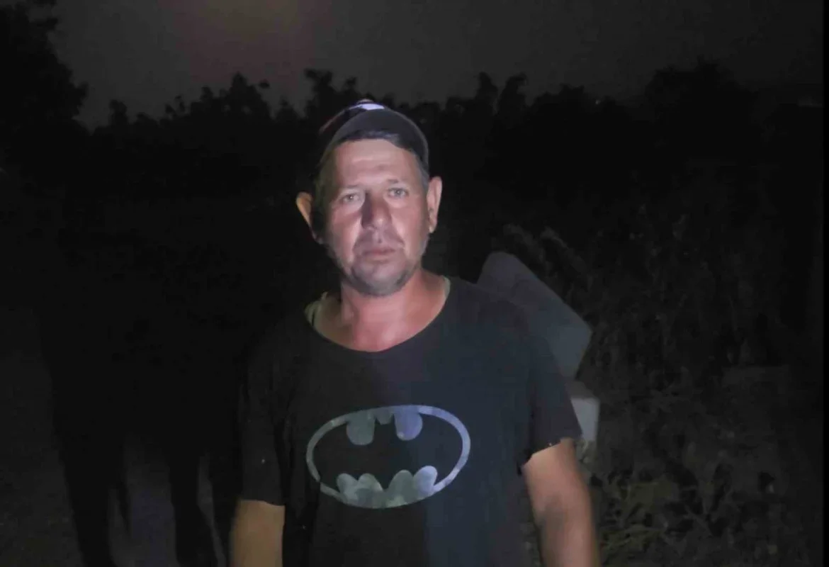 İnegöl'de firar eden 50 koyun jandarma dronuyla bulundu
