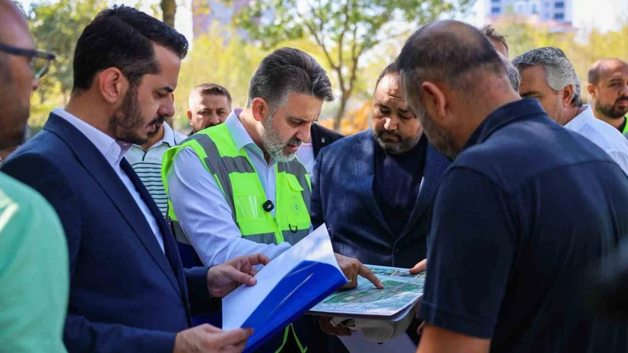 Bursa'da altyapı ve park yatırımları yerinde incelendi