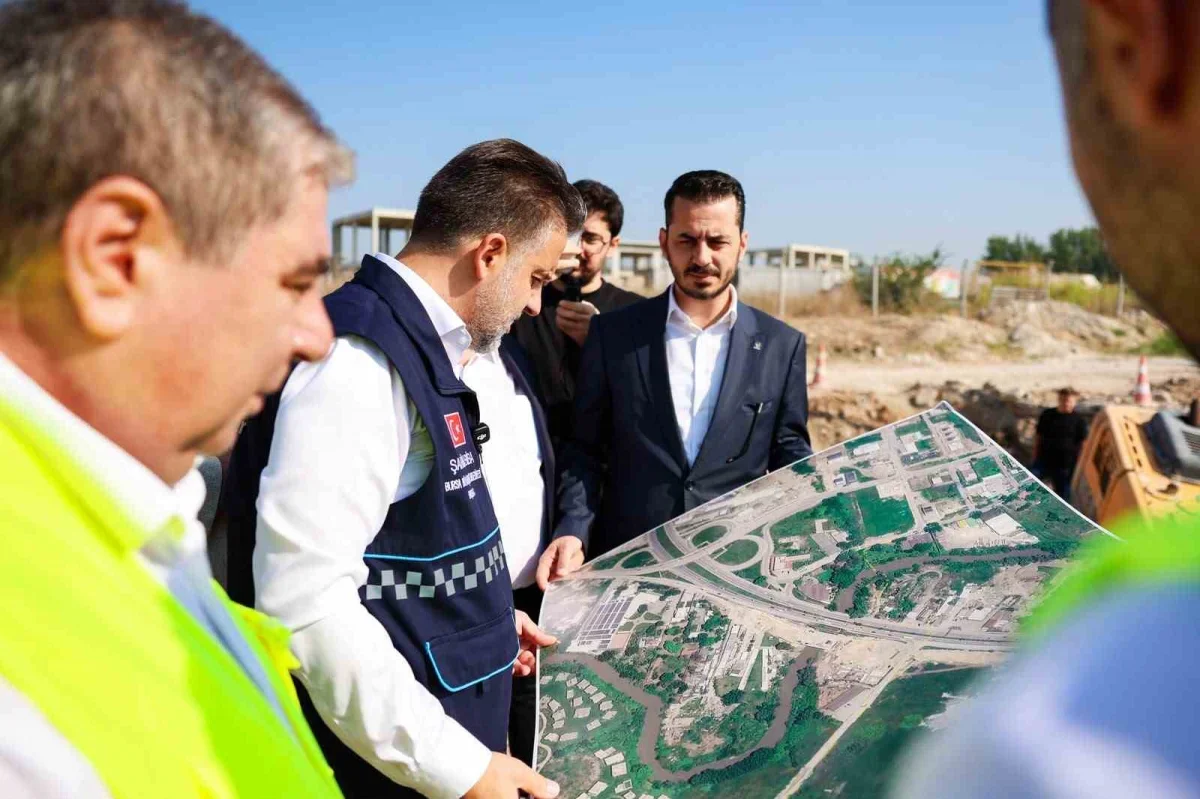 Bursa'da altyapı ve park yatırımları yerinde incelendi