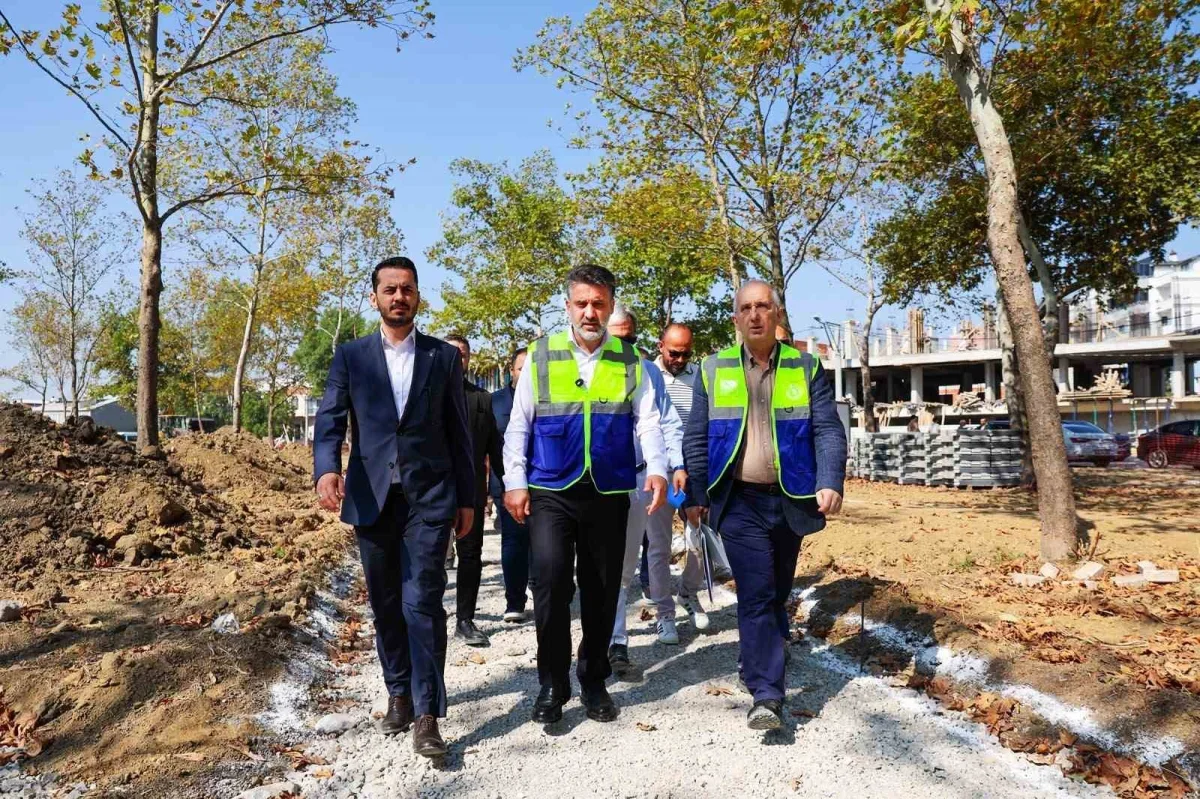 Bursa'da altyapı ve park yatırımları yerinde incelendi