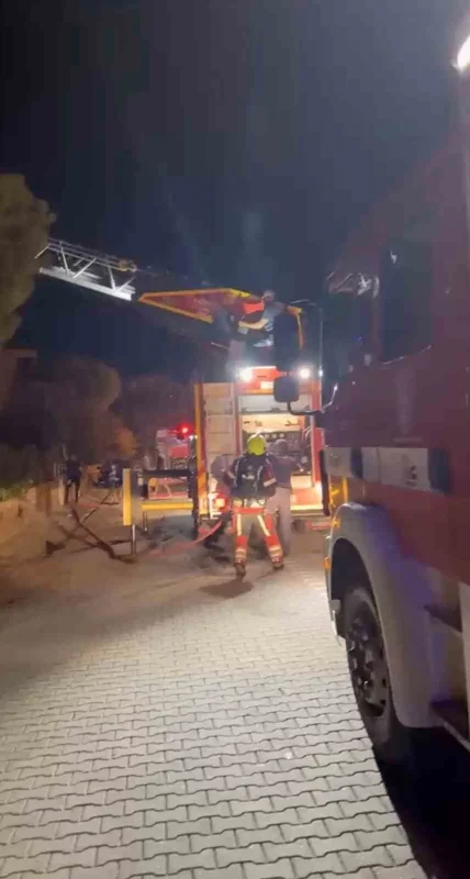 Ayvalık'ta aynı apartmanın bodrum katında iki kez yangın çıktı