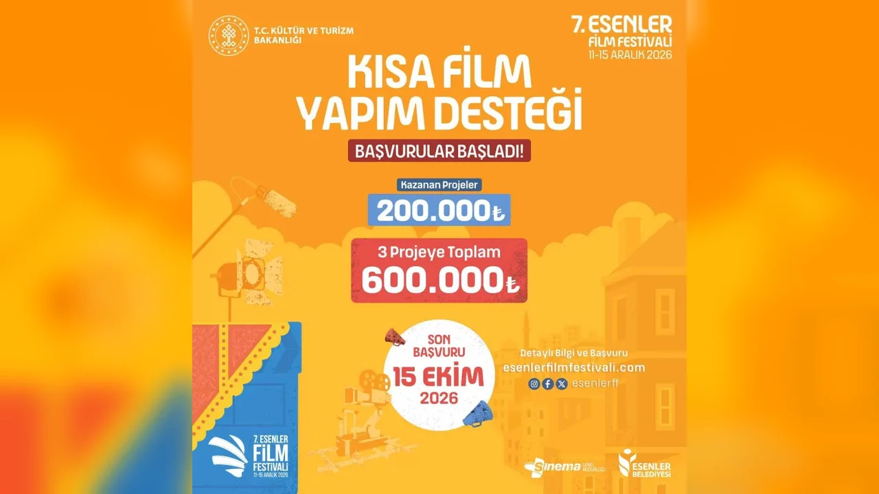 Esenler Film Festivali kısa film desteği başvuruları başladı