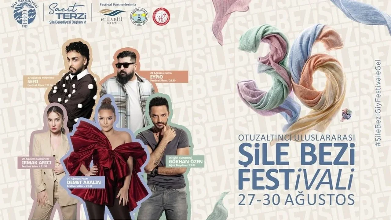 Şile Bezi Festivali Sefo konseriyle başladı, binlerce kişi katıldı