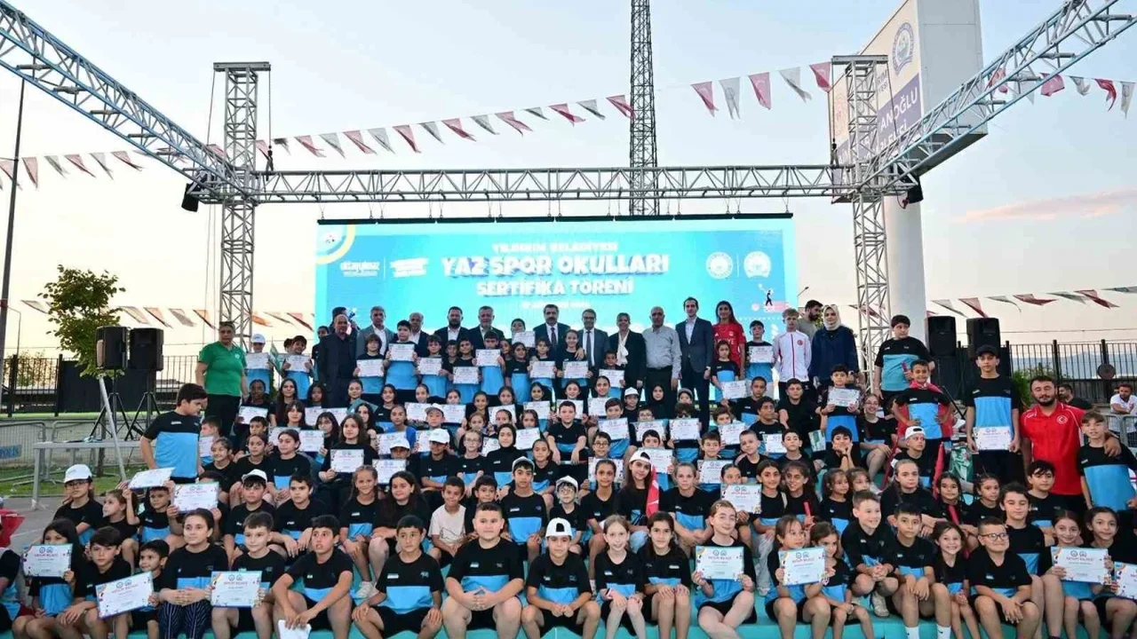 Yıldırım'da 16 branşta 36 bin çocuk spor eğitimi aldı