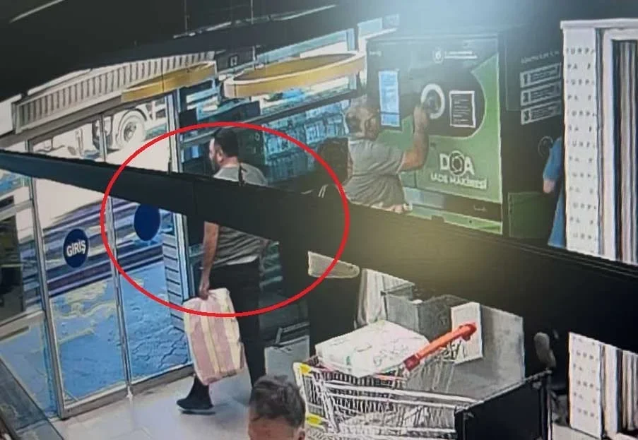 Bursa Nilüfer'de 440 paket sigara çalıp DOA sırasına girdi