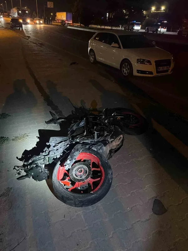 Bursa İnegöl'de motosiklet kazası: 20 yaşındaki sürücü öldü