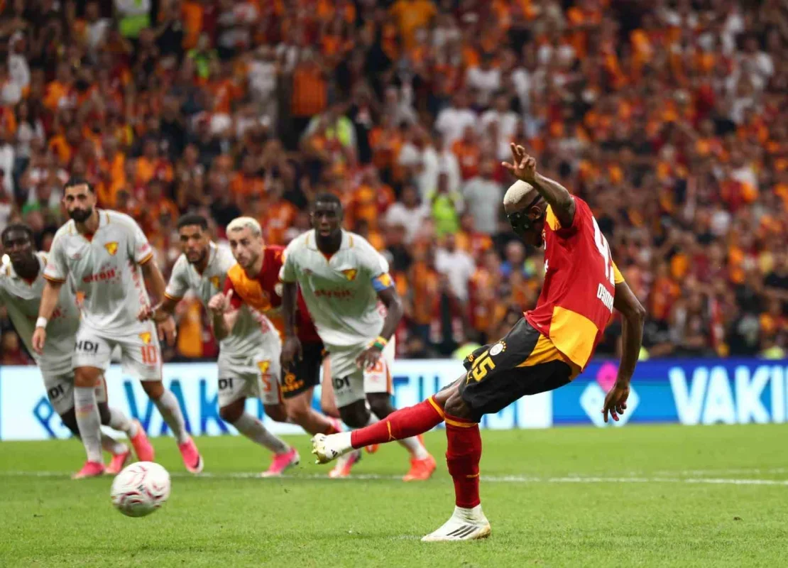 Galatasaray, Göztepe'yi 3-2 yendi: Osimhen'den 2 gol
