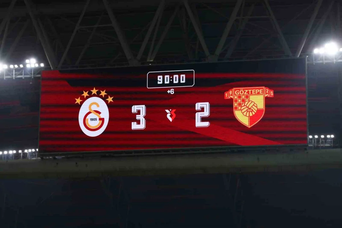 Galatasaray, Göztepe'yi 3-2 yendi: Osimhen'den 2 gol