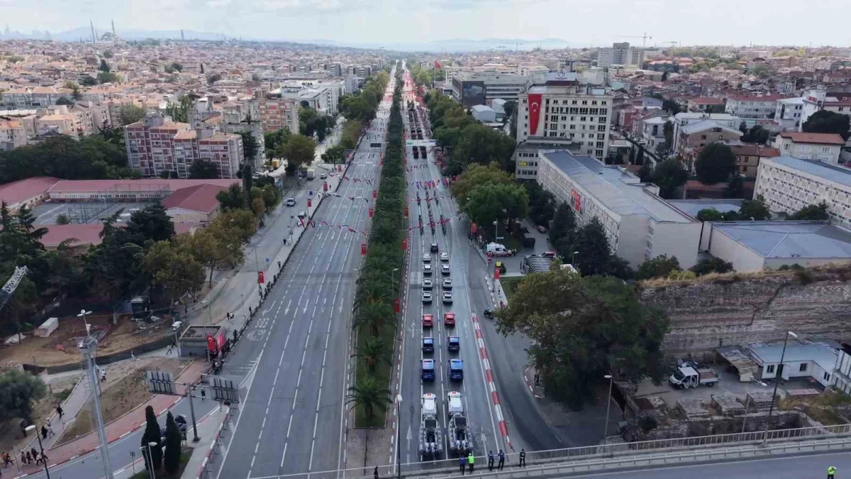 Vatan Caddesi'nde 30 Ağustos Zafer Bayramı töreni yapıldı