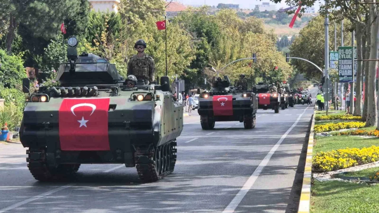 Tekirdağ'da 30 Ağustos Zafer Bayramı törenlerle kutlandı