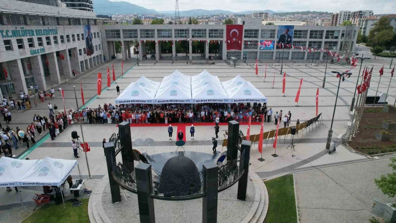 30 Ağustos Zafer Bayramı Nilüfer'de törenle kutlandı