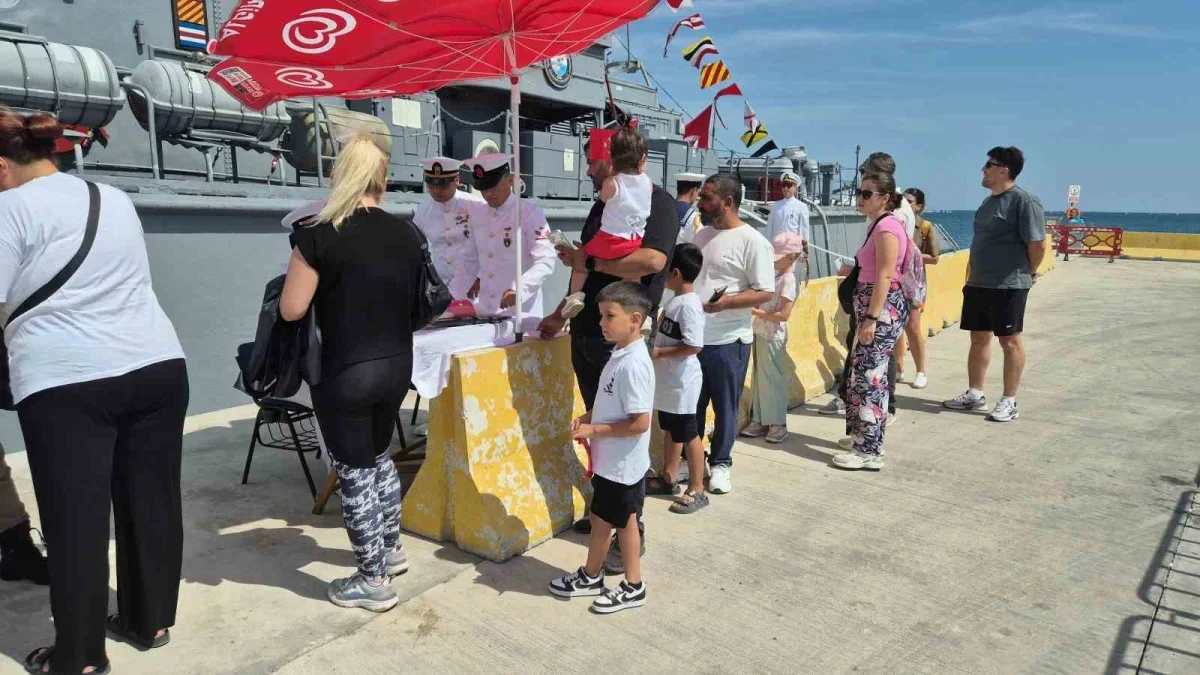 TCG Enez Tekirdağ'da ziyarete açıldı: Vatandaşlardan yoğun ilgi