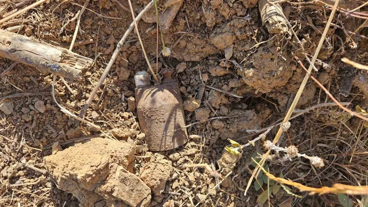 Bursa Orhangazi'de Kurtuluş Savaşı'ndan kalma el bombaları bulundu