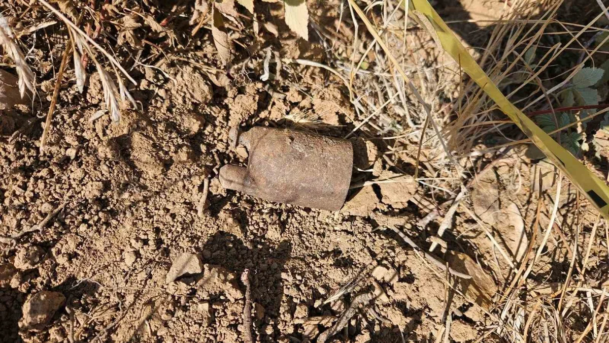 Bursa Orhangazi'de Kurtuluş Savaşı'ndan kalma el bombaları bulundu