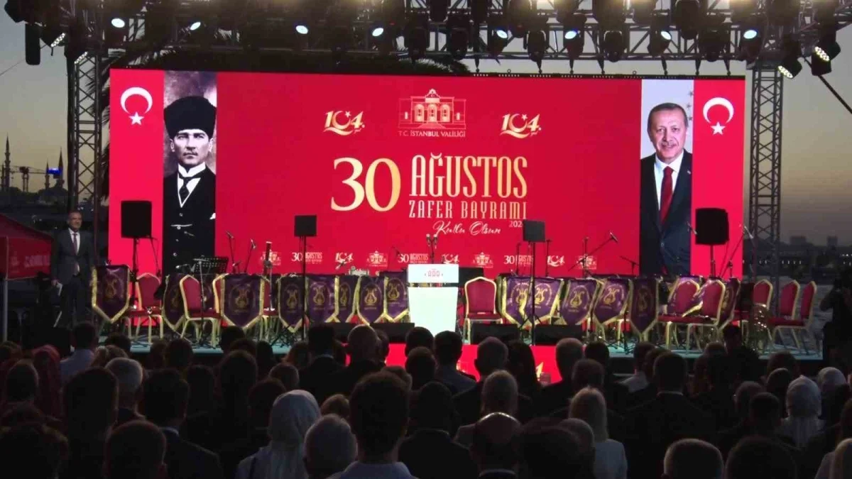 İstanbul Valiliği 30 Ağustos Zafer Bayramı resepsiyonu düzenledi