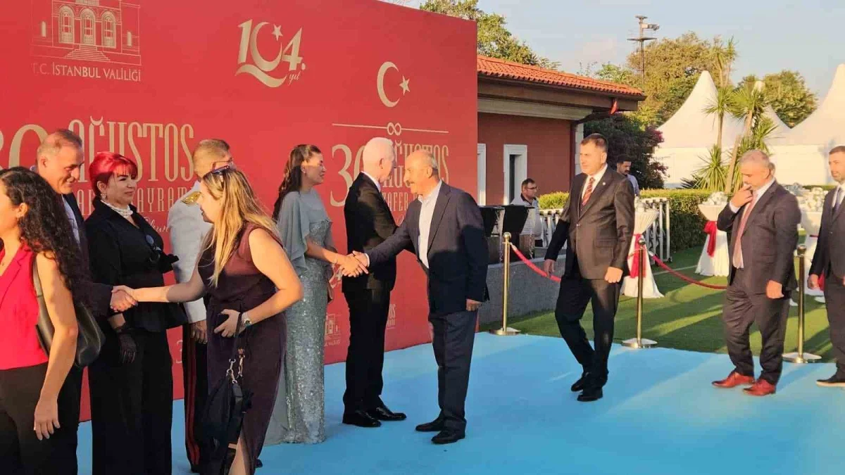 İstanbul Valiliği 30 Ağustos Zafer Bayramı resepsiyonu düzenledi