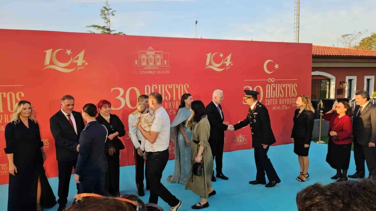 İstanbul Valiliği 30 Ağustos Zafer Bayramı resepsiyonu düzenledi