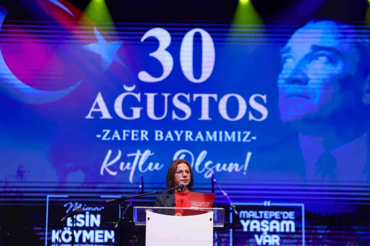 Maltepe'de 30 Ağustos Zafer Bayramı coşkuyla kutlandı