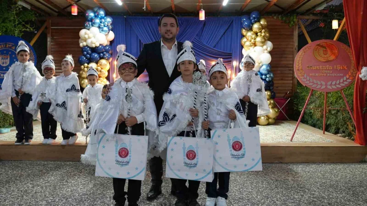 Gürsu'da toplu sünnet şöleni renkli görüntülere sahne oldu