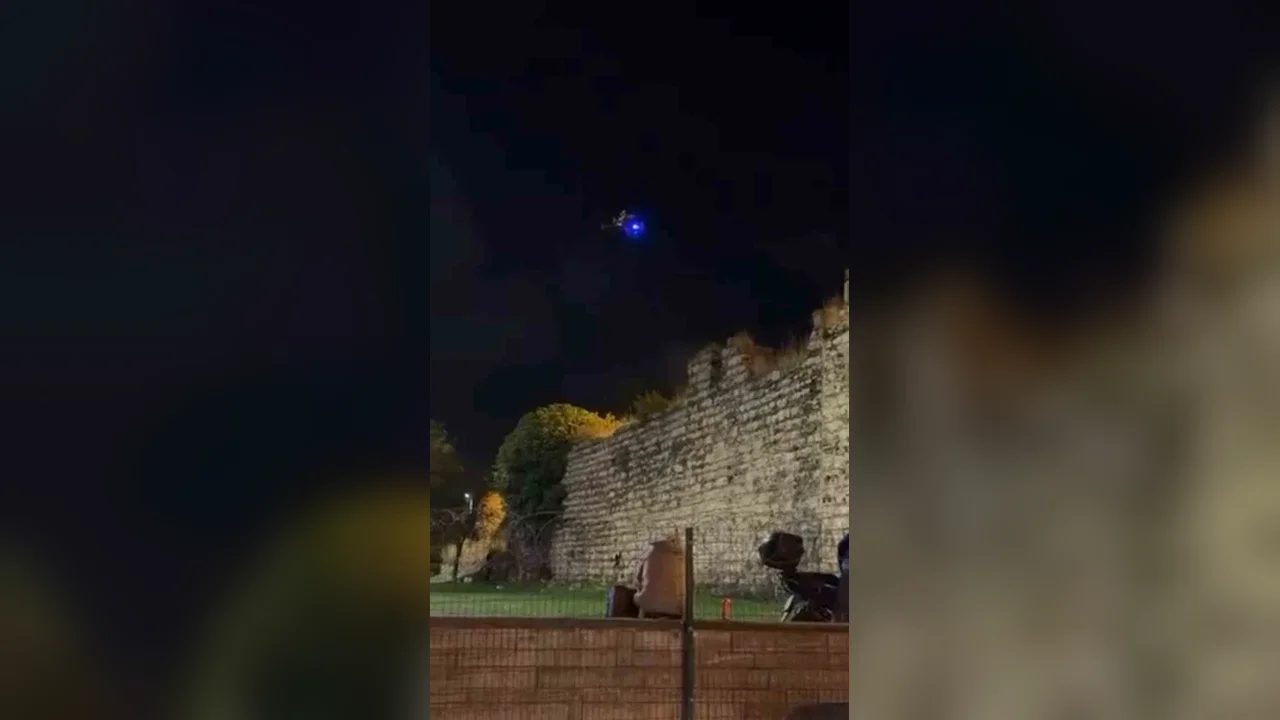Fatih'te polis dronlu alkol denetimi yaptı