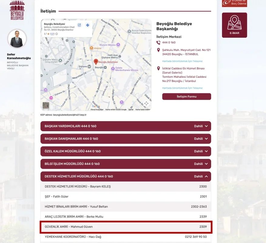 Beyoğlu Belediyesi güvenlik amiri Mahmud Güven'in paylaşımları ortaya çıktı
