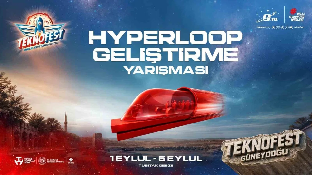 Hyperloop Geliştirme Yarışması finali TÜBİTAK Gebze'de başladı
